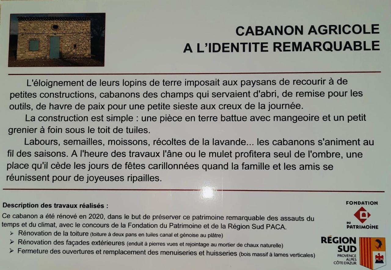 Le Cabanon Des Lavandes Entre Mont Ventoux Et Luberon Sault-de-Vaucluse Ngoại thất bức ảnh